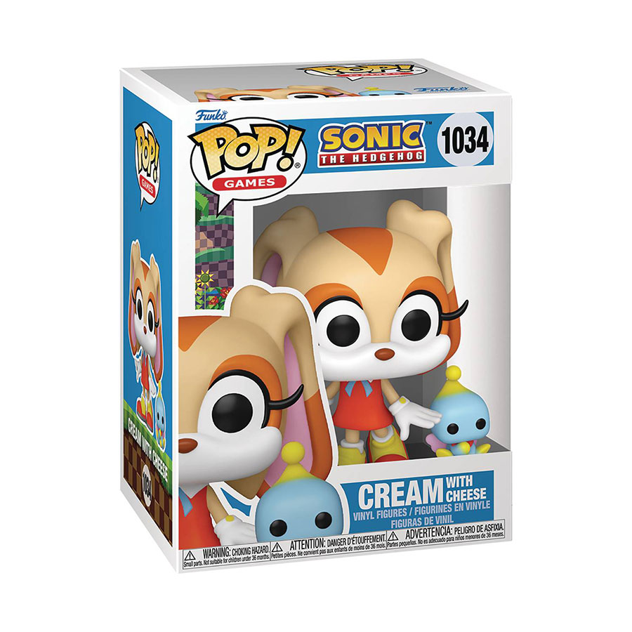 POP & Buddy Sonic The Hedgehog Cream With Cheese Vinyl Figure