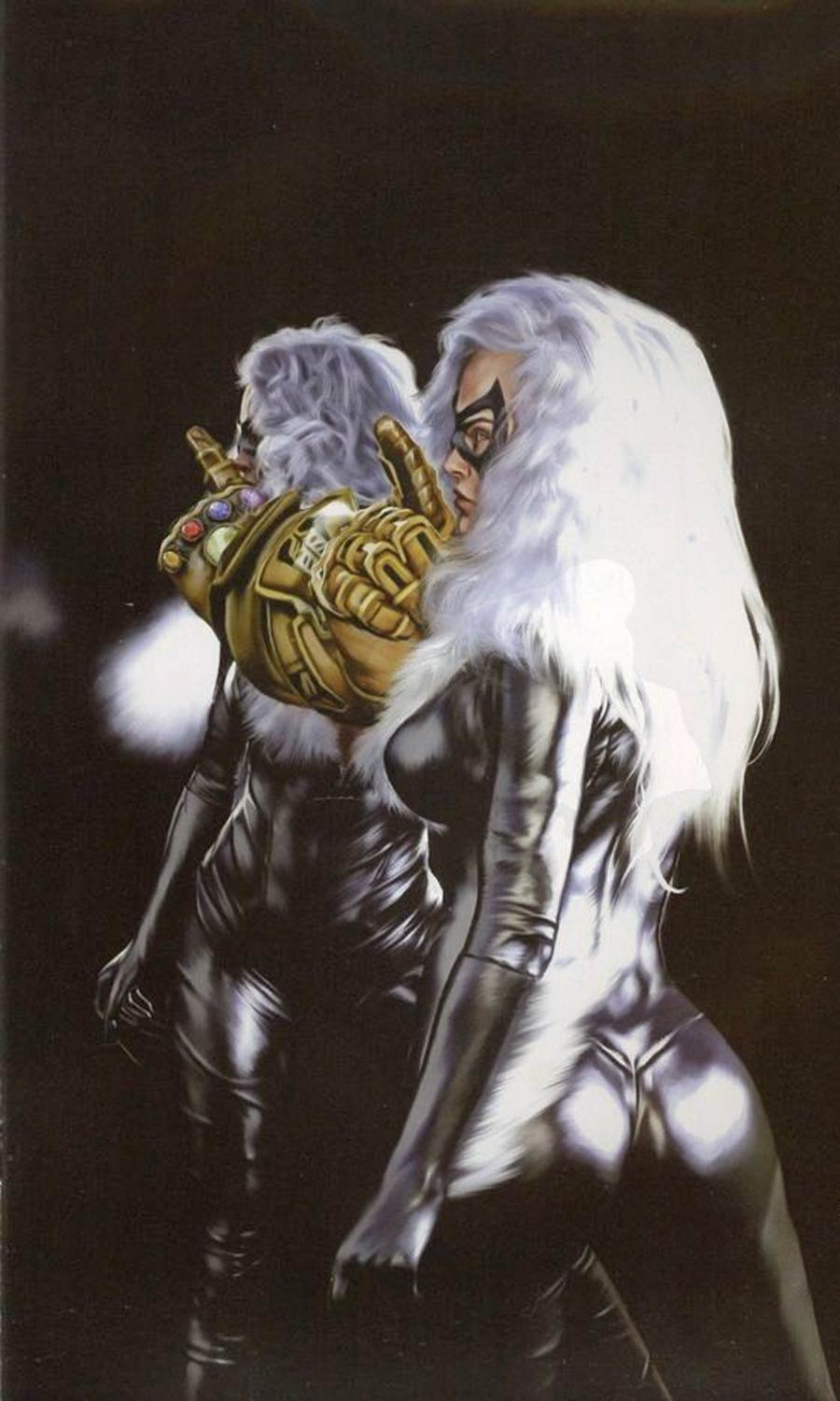 Giant-Size Black Cat Infinity Score #1 (One Shot) Cover G Marco Turini Virgin Variant Cover