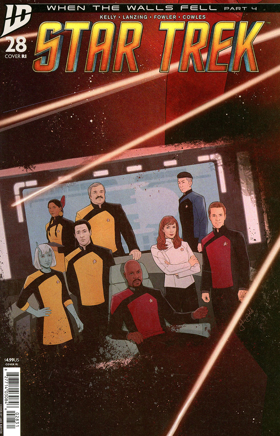 Star Trek (IDW) Vol 2 #28 Cover C Incentive Jake Bartok Variant Cover