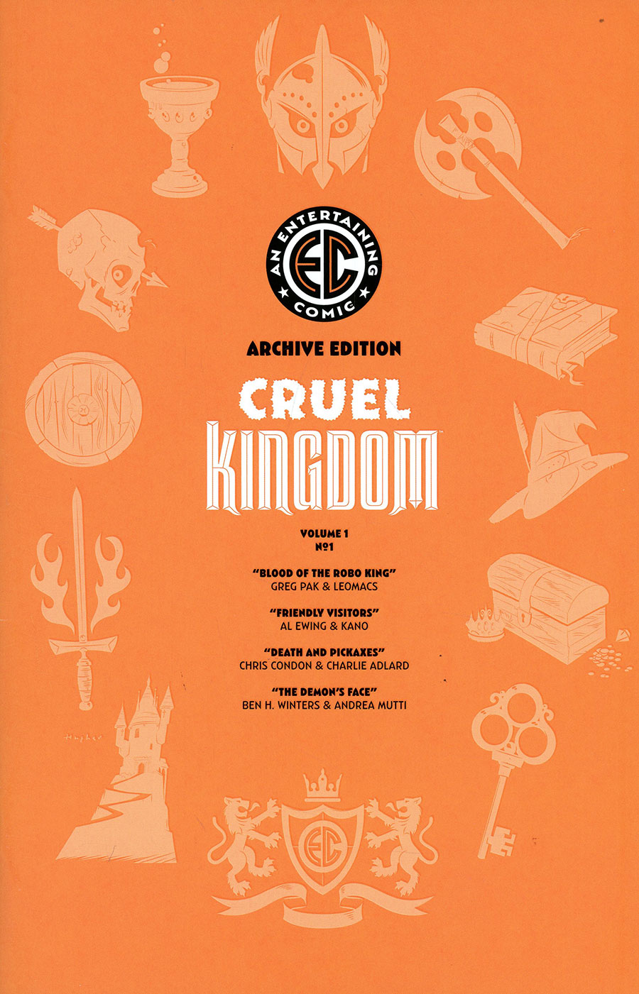 Cruel Kingdom #1 Cover H Incentive Rian Hughes Archive Edition Variant Cover (EC Comics)