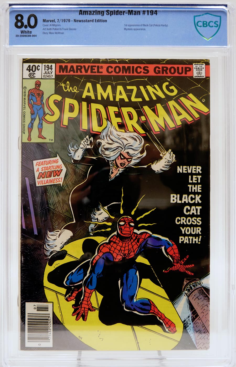 Amazing Spider-Man #194 Cover B Newsstand Edition CBCS 8.0