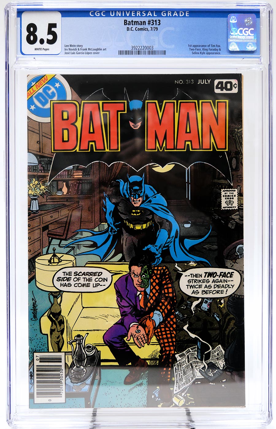 Batman #313 Cover C Regular Cover CGC 8.5