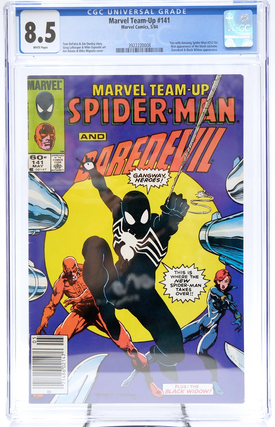 Marvel Team-Up #141 Cover F Newsstand Edition CGC 8.5