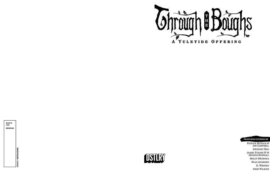 Through The Boughs A Yuletide Offering #1 (One Shot) Cover G Variant Blank Wraparound Cover