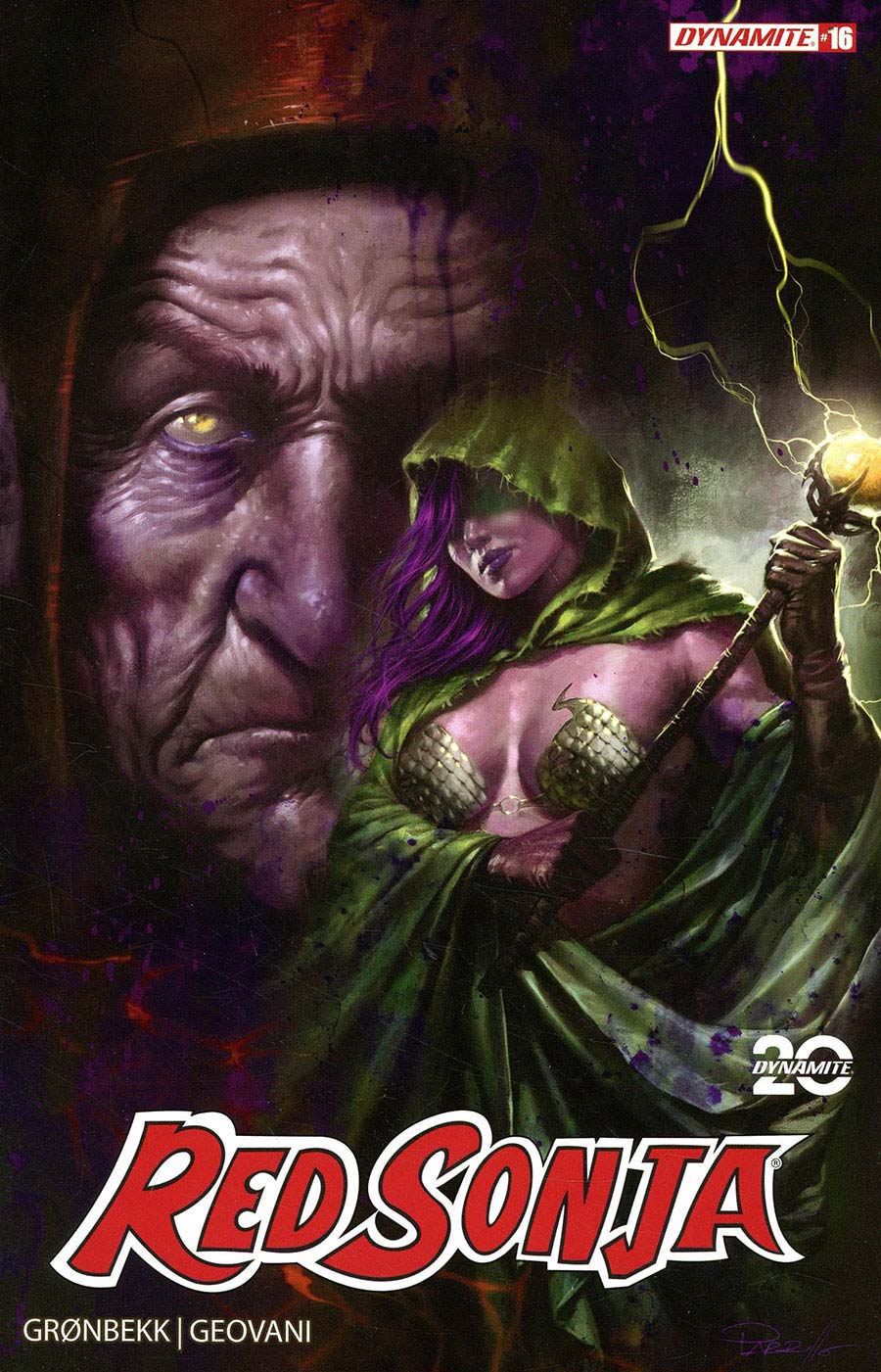 Red Sonja Vol 10 #16 Cover L Variant Lucio Parrillo Ultraviolet Cover