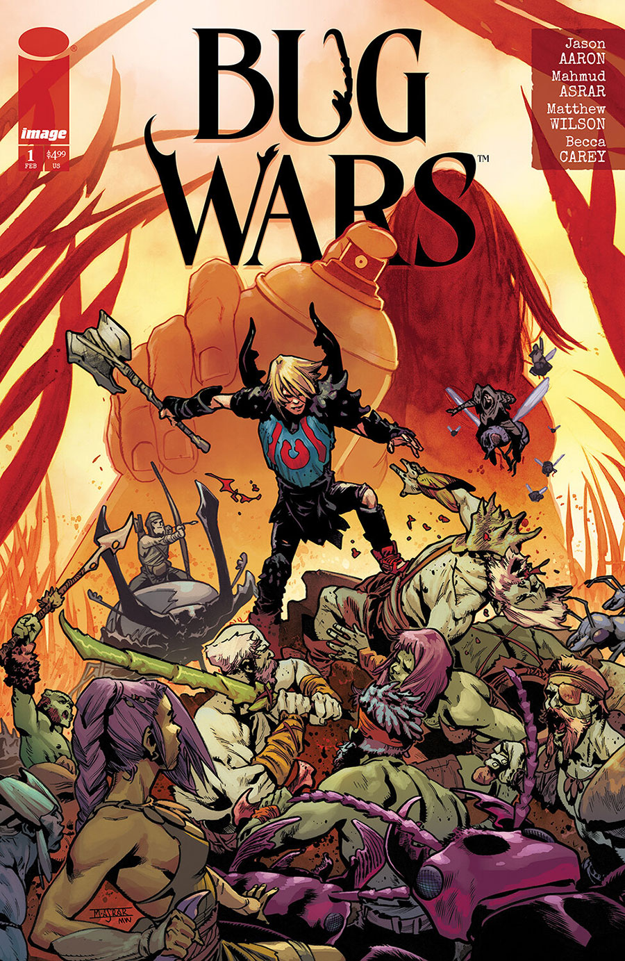 Bug Wars #1 Cover A Regular Mahmud Asrar & Matthew Wilson Cover (Limit 1 Per Customer)