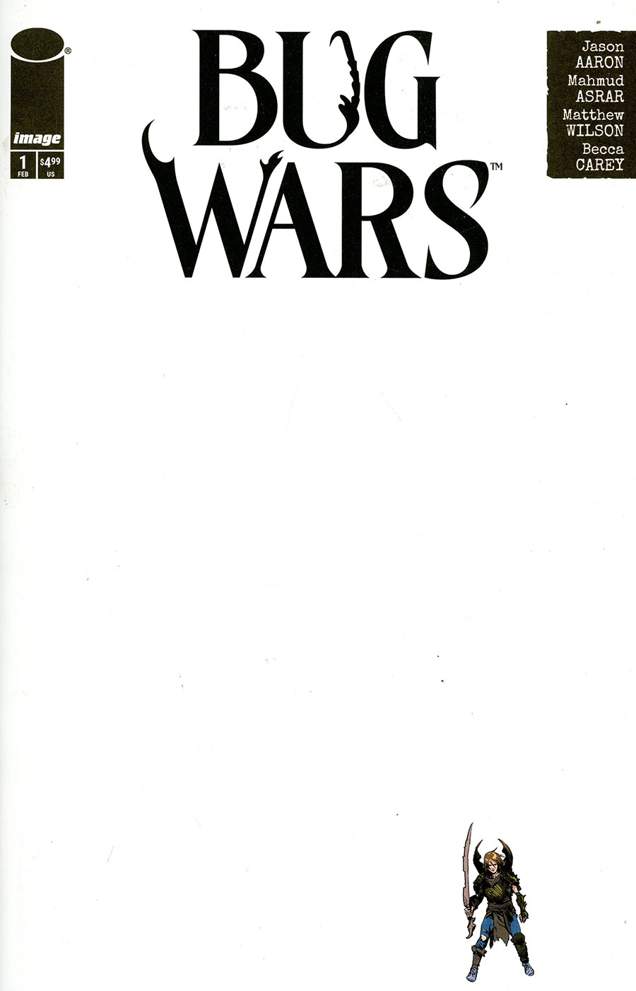 Bug Wars #1 Cover C Variant Blank Cover