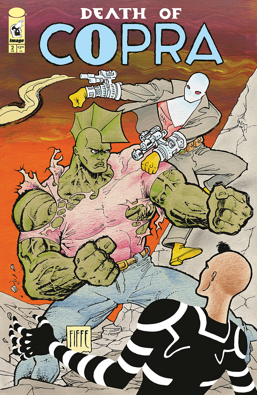 Death Of Copra #2 Cover E Incentive Michel Fiffe Savage Dragon Variant Cover