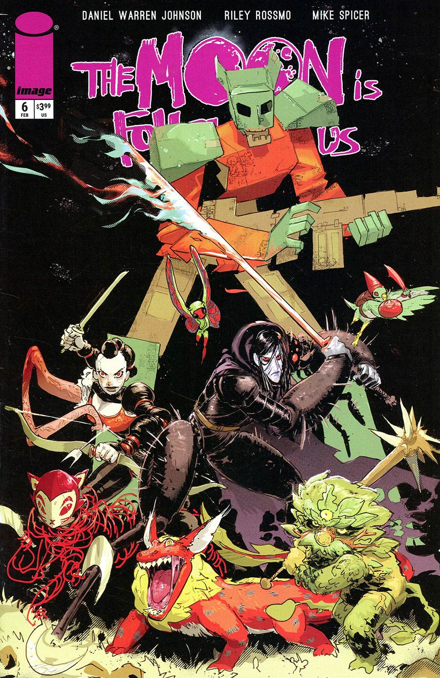 The Moon Is Following Us #6 Cover A Regular Riley Rossmo Cover