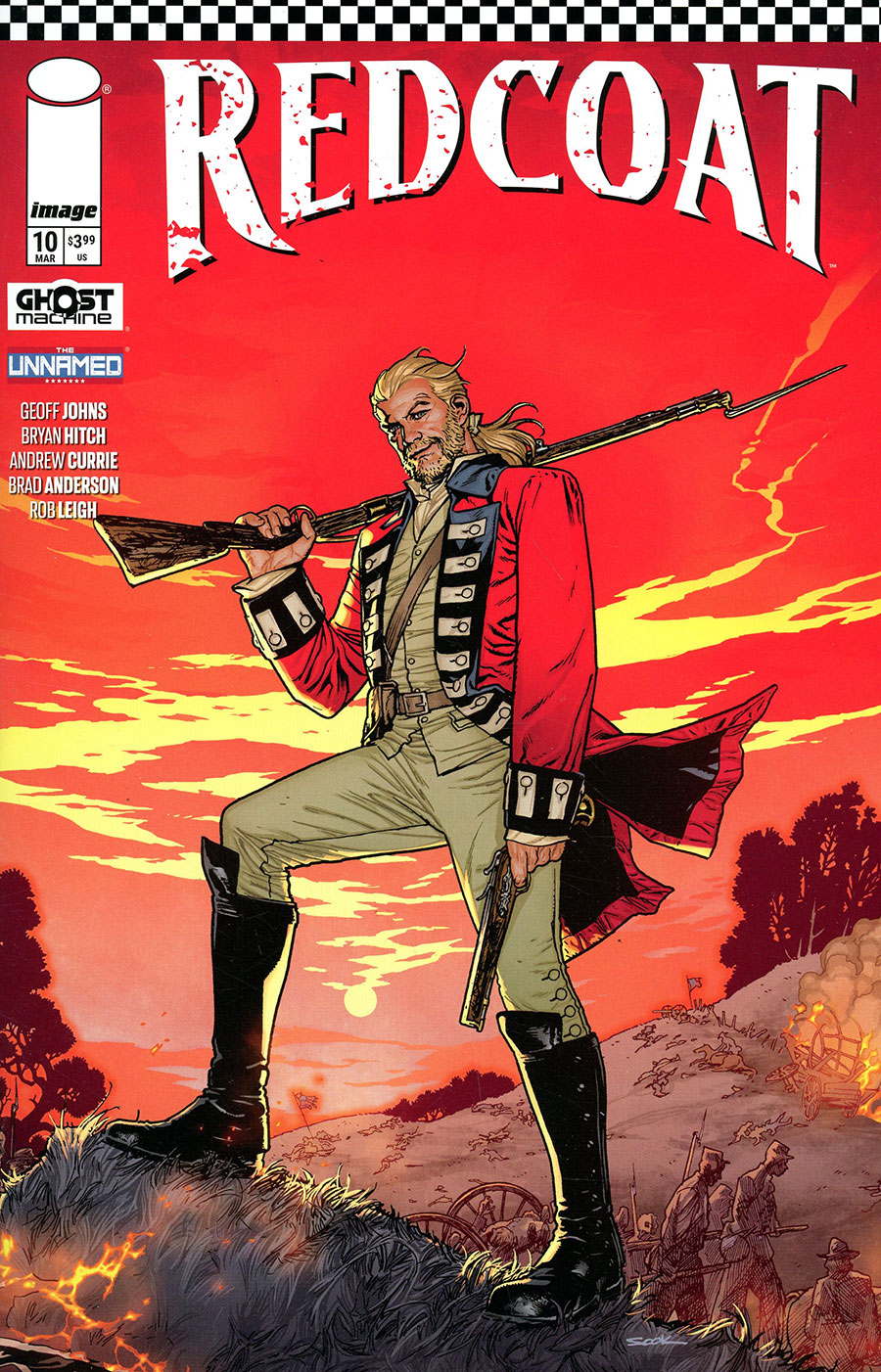 Redcoat #10 Cover B Variant Ryan Sook Cover