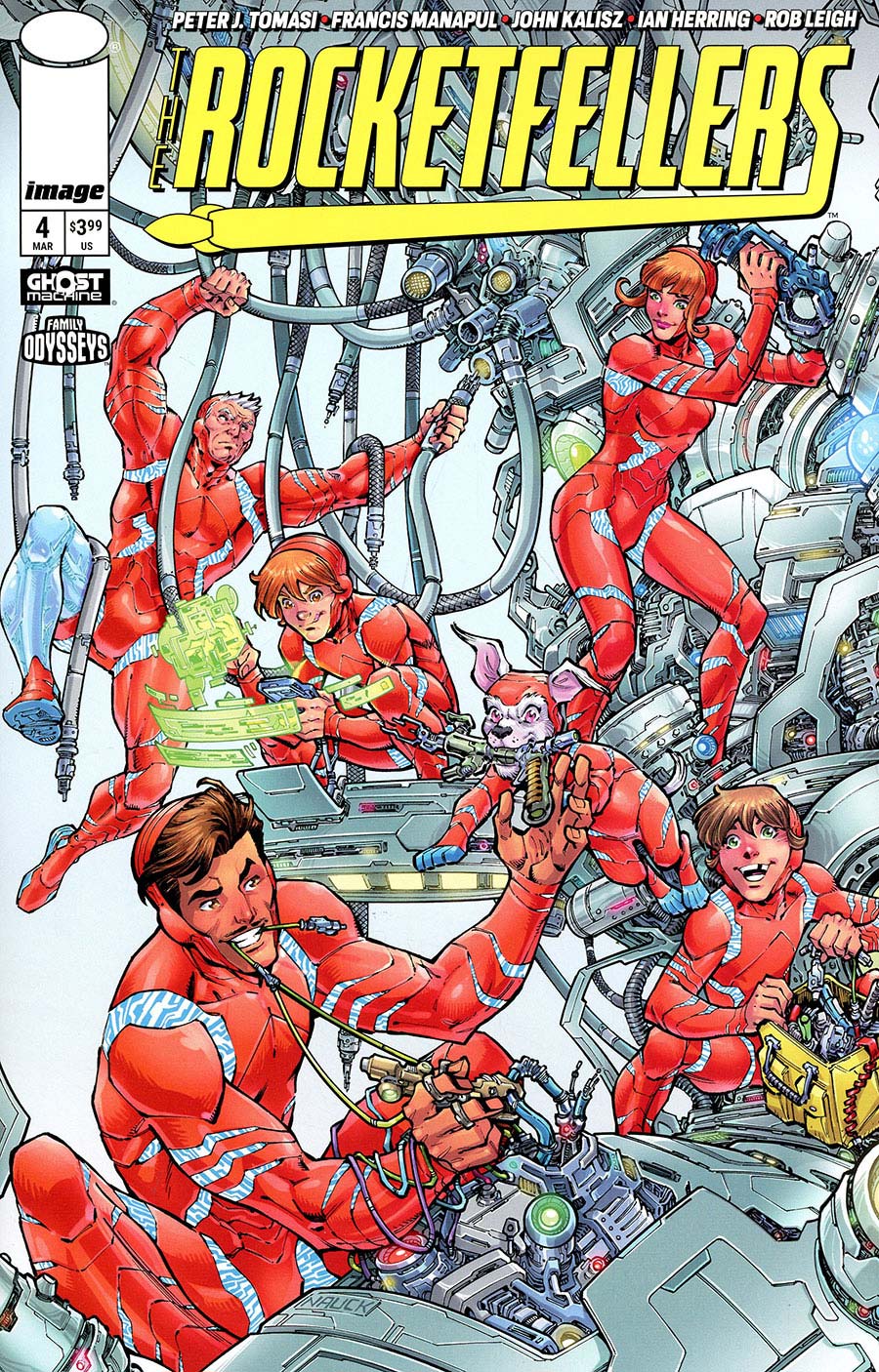 Rocketfellers #4 Cover C Variant Todd Nauck Cover