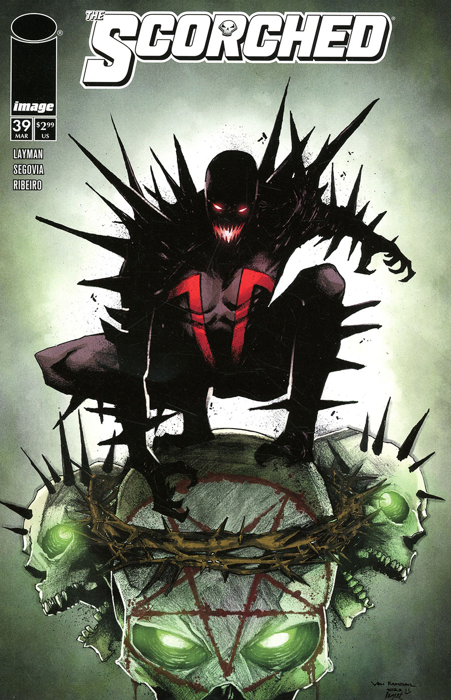 Scorched #39 Cover B Variant Von Randal Cover