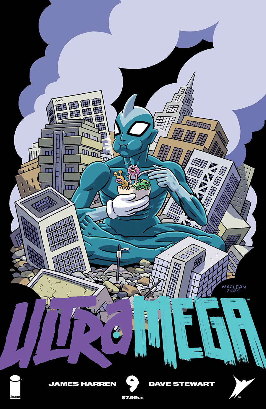 Ultramega By James Harren #9 Cover B Variant Andrew MacLean Cover