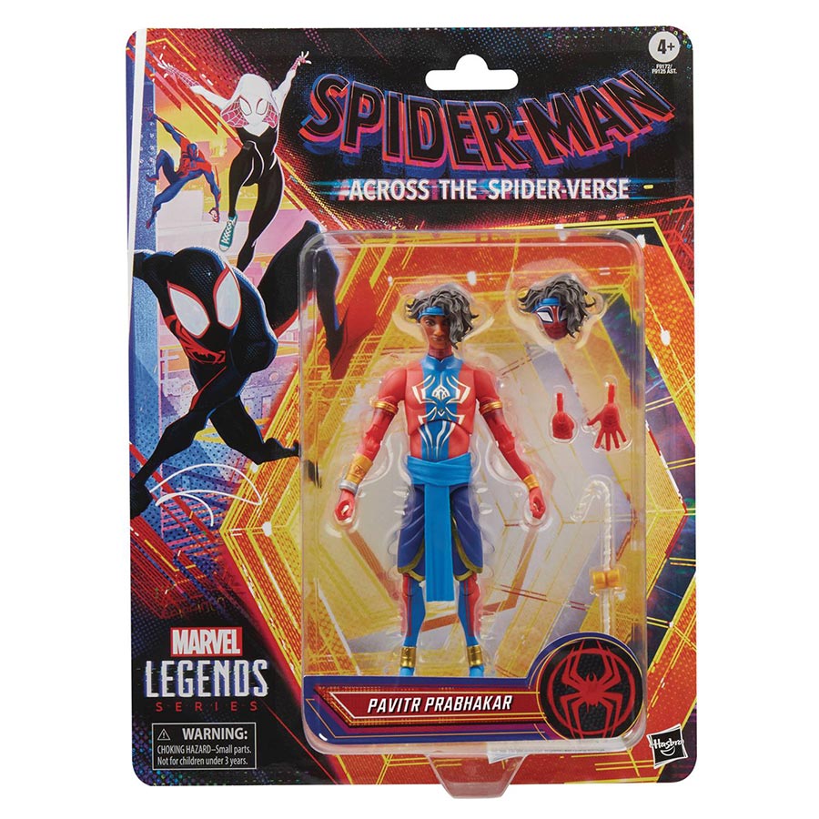 Marvel Legends Spider-Man Across The Spider-Verse Pavitr Prabhakar Action Figure Case