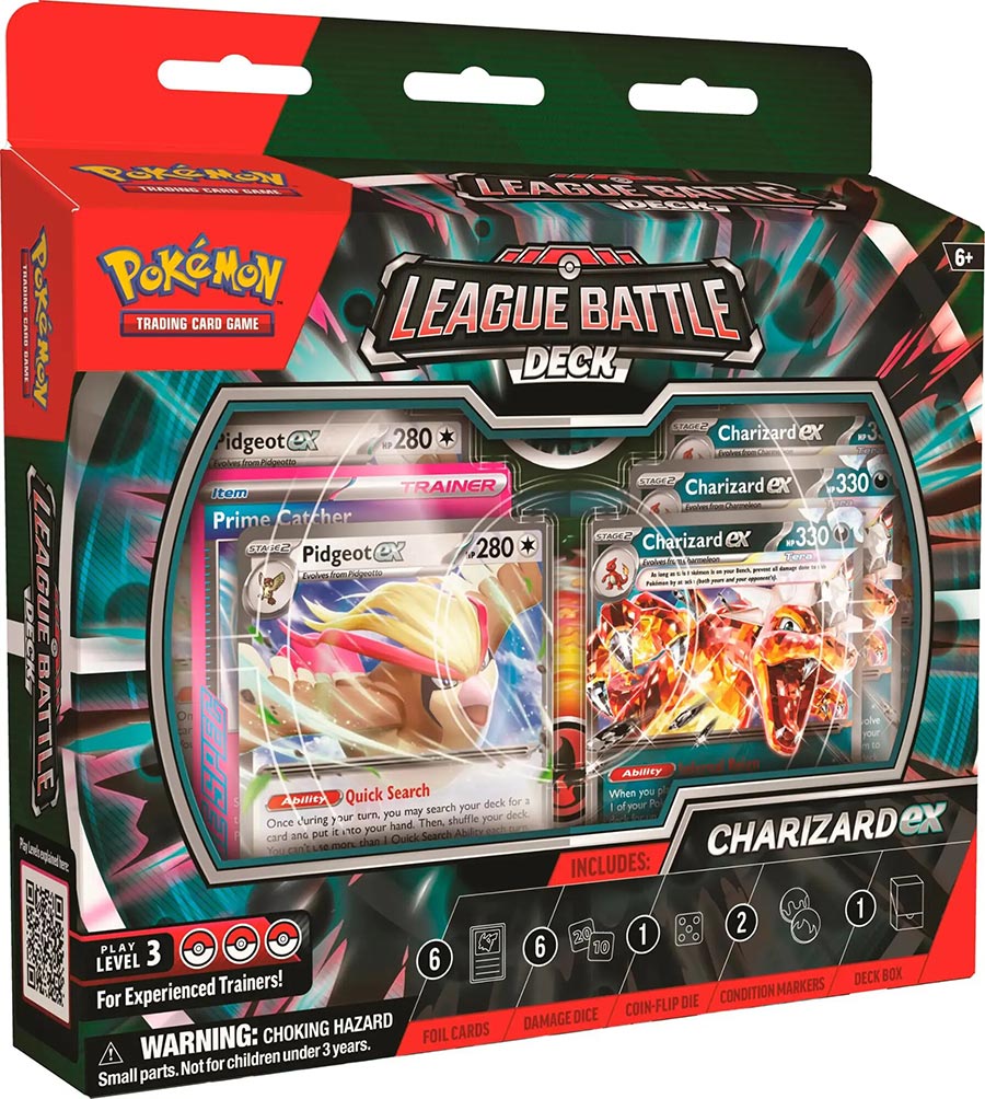 Pokemon Charizard EX League Battle Deck Box
