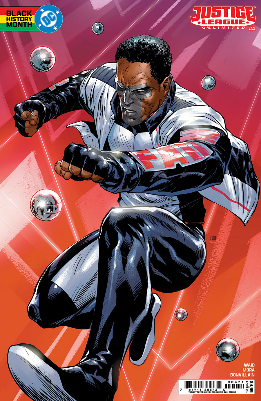 Justice League Unlimited #4 Cover E Variant Ryan Benjamin Black History Month Card Stock Cover (DC All In)