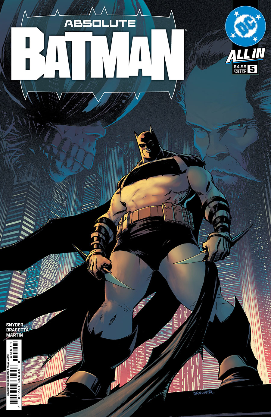 Absolute Batman #5 Cover A Regular Nick Dragotta Cover (DC All In)