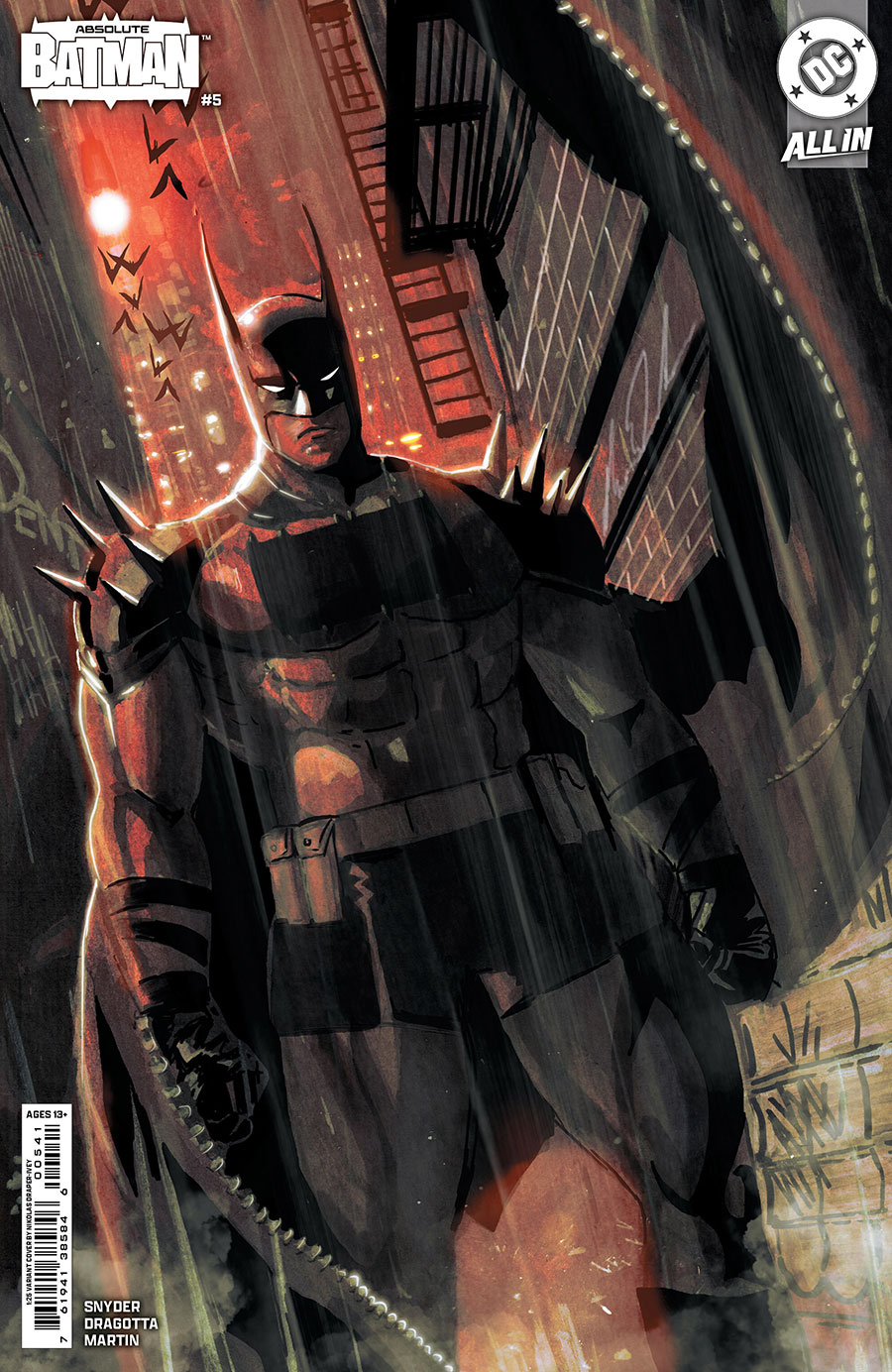 Absolute Batman #5 Cover E Incentive Nikolas Draper-Ivey Card Stock Variant Cover (DC All In)