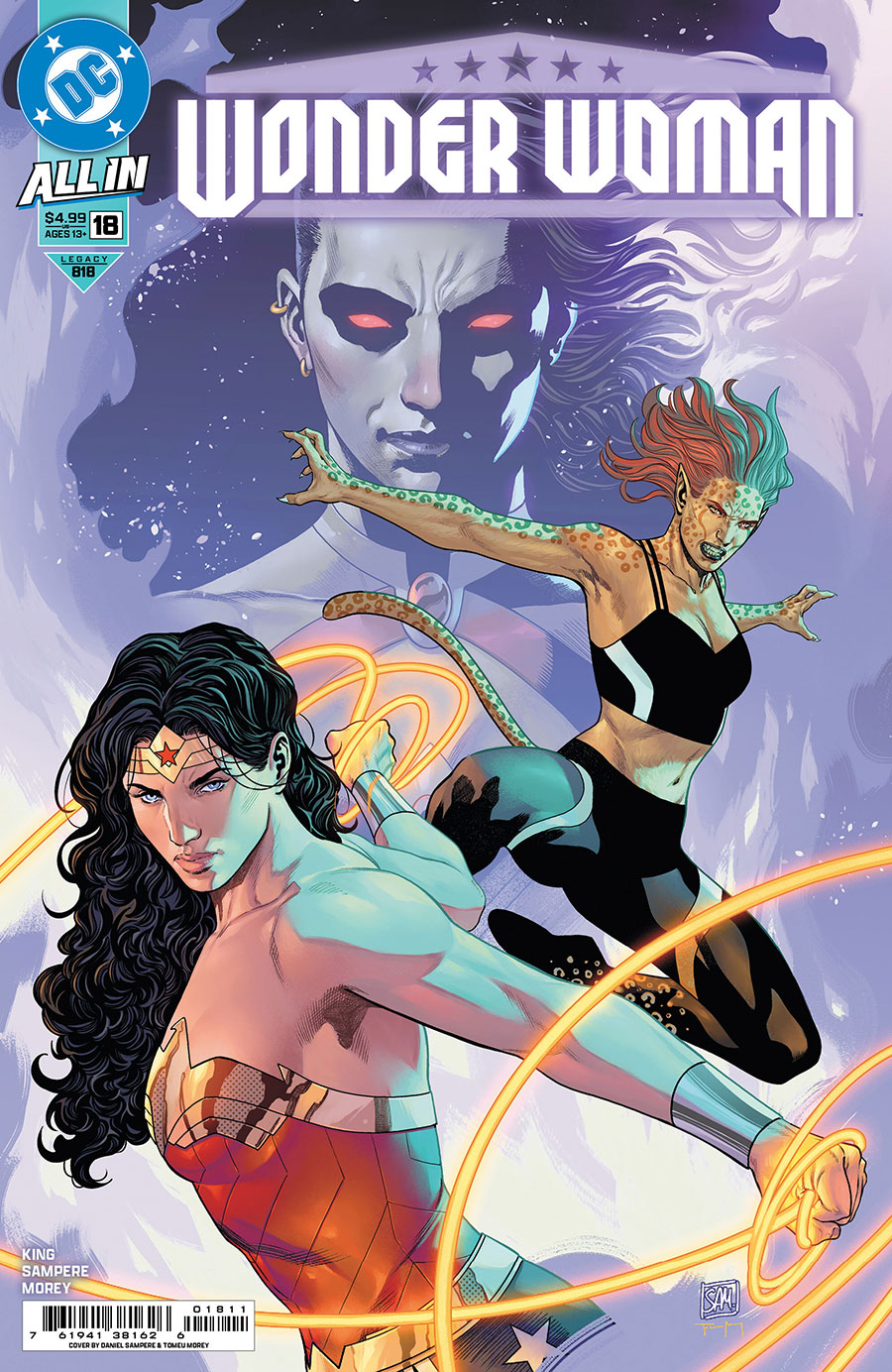 Wonder Woman Vol 6 #18 Cover A Regular Daniel Sampere Cover (DC All In)