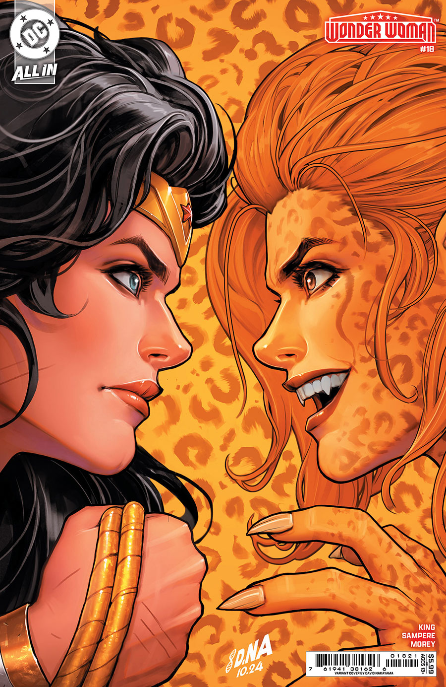 Wonder Woman Vol 6 #18 Cover B Variant David Nakayama Card Stock Cover (DC All In)