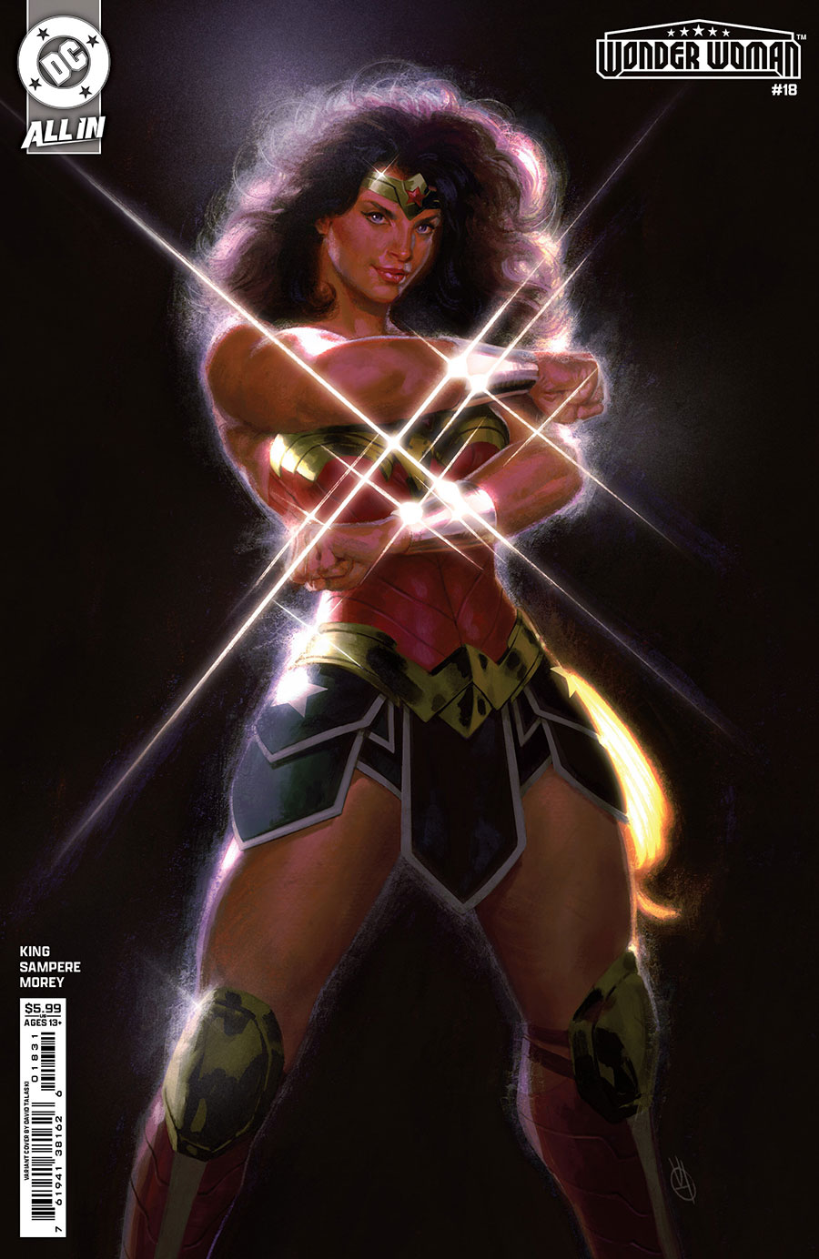 Wonder Woman Vol 6 #18 Cover C Variant David Talaski Card Stock Cover (DC All In)