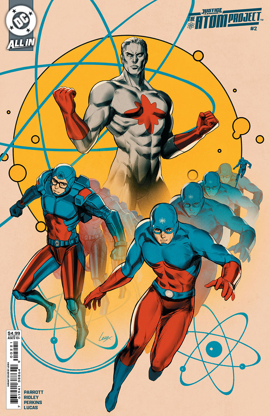Justice League The Atom Project #2 Cover B Variant Lesley Leirix Li Card Stock Cover (DC All In)