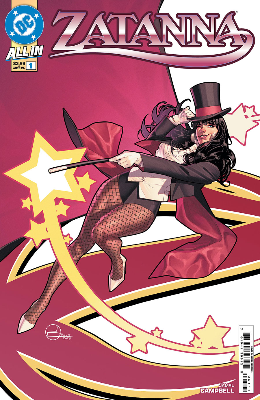 Zatanna Vol 3 #1 Cover A Regular Jamal Campbell Cover (DC All In)
