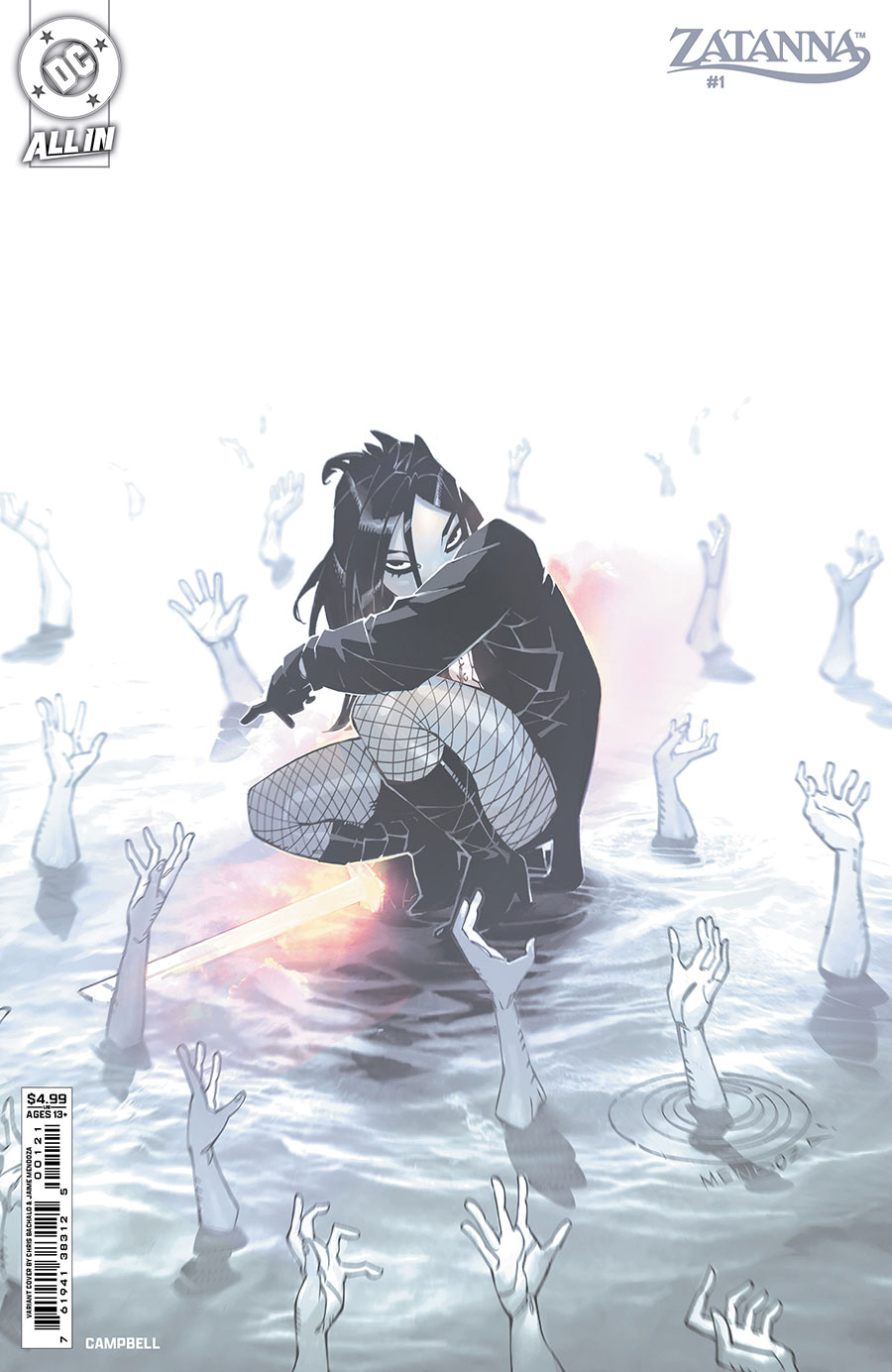 Zatanna Vol 3 #1 Cover B Variant Chris Bachalo Card Stock Cover (DC All In)