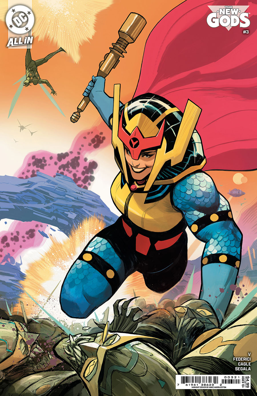 New Gods Vol 5 #3 Cover B Variant Mike Huddleston Card Stock Cover (DC All In)