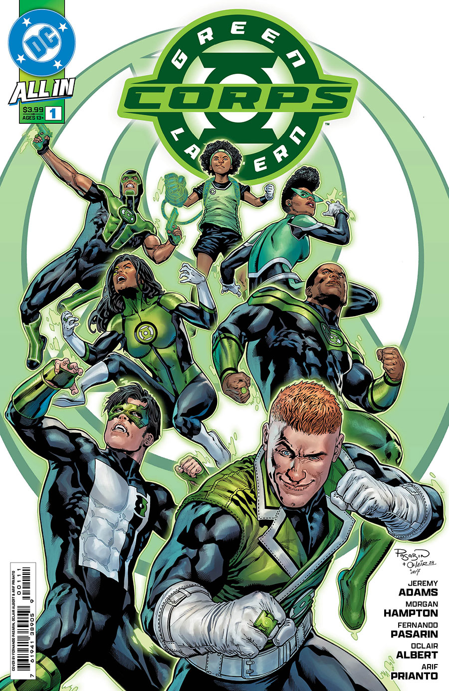 Green Lantern Corps Vol 4 #1 Cover A Regular Fernando Pasarin & Oclair Albert Cover (DC All In)