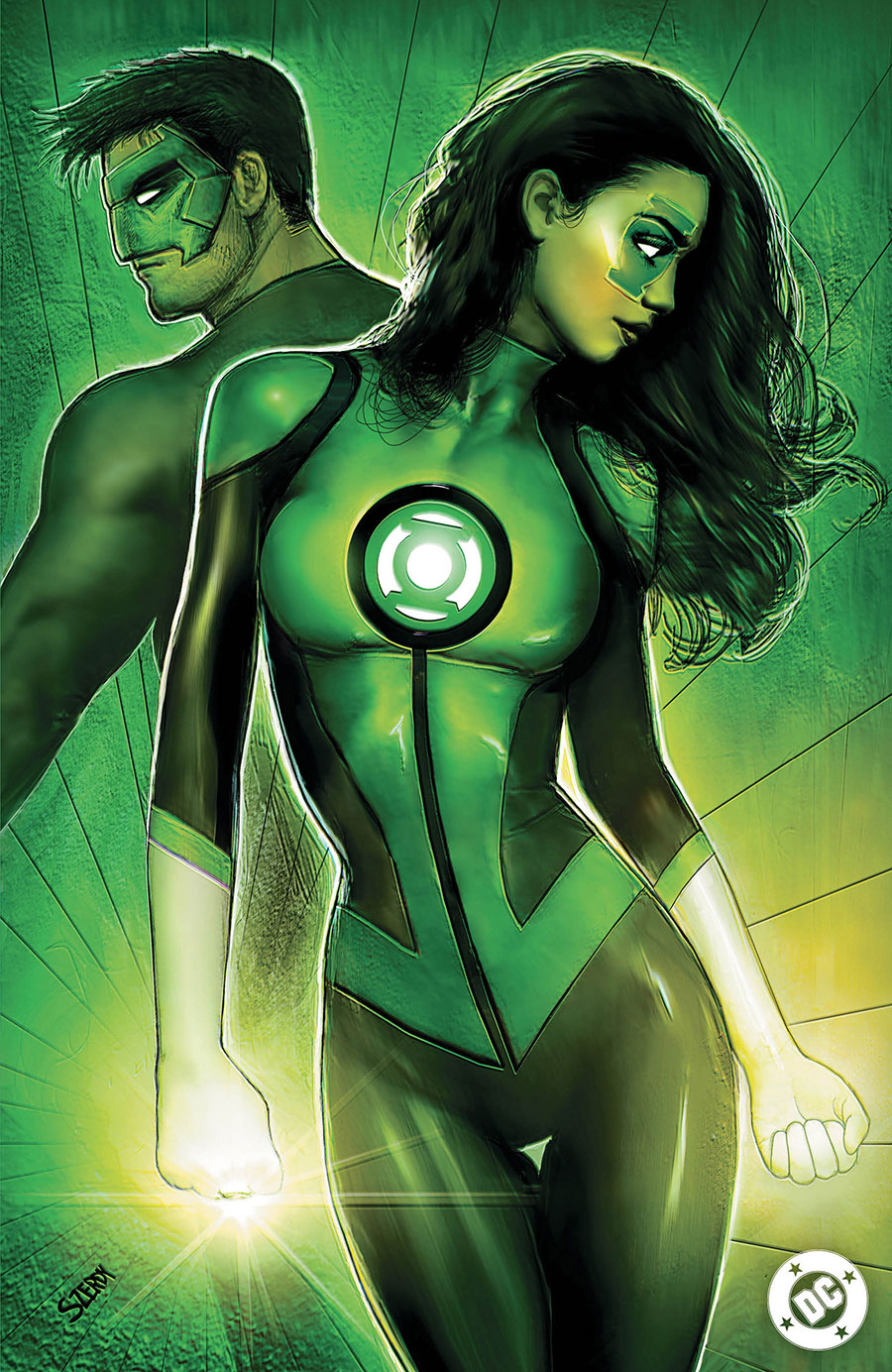 Green Lantern Corps Vol 4 #1 Cover F Variant Nathan Szerdy Foil Cover (DC All In)
