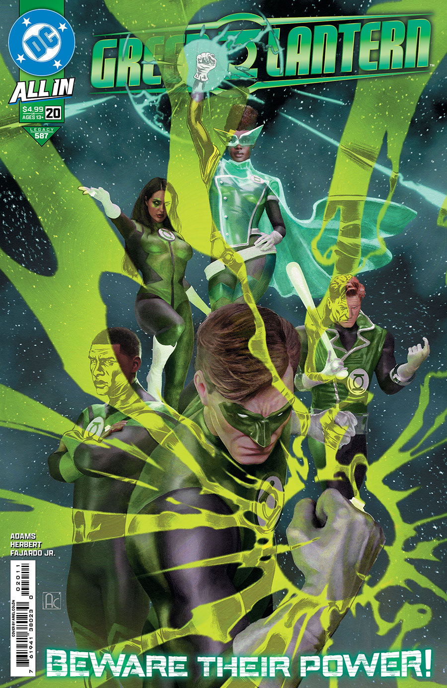Green Lantern Vol 8 #20 Cover A Regular Ariel Colon Cover (DC All In)