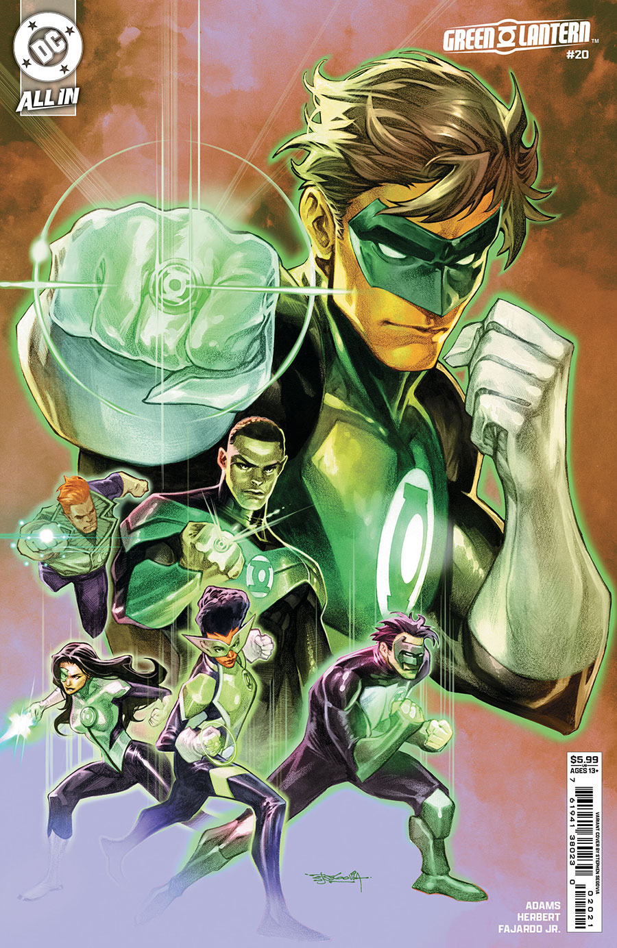 Green Lantern Vol 8 #20 Cover B Variant Stephen Segovia Card Stock Cover (DC All In)