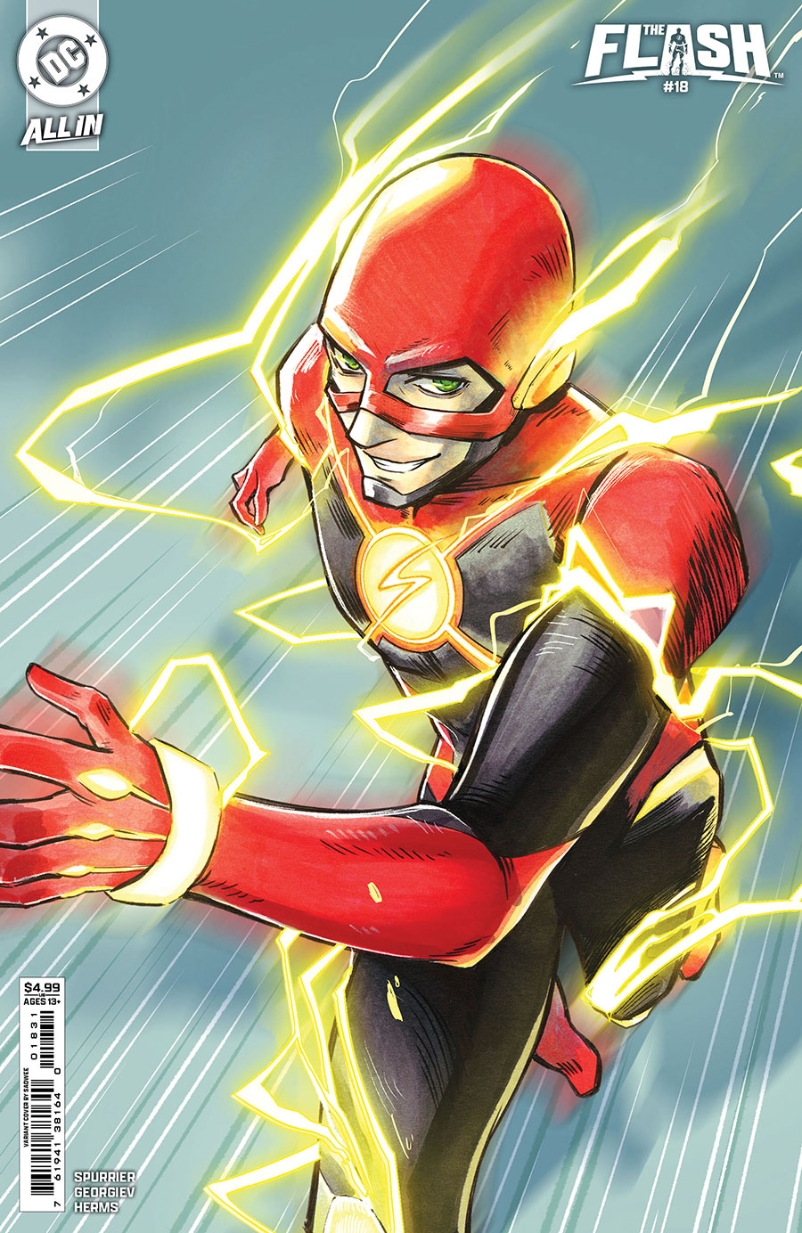 Flash Vol 6 #18 Cover B Variant Saowee Card Stock Cover (DC All In)