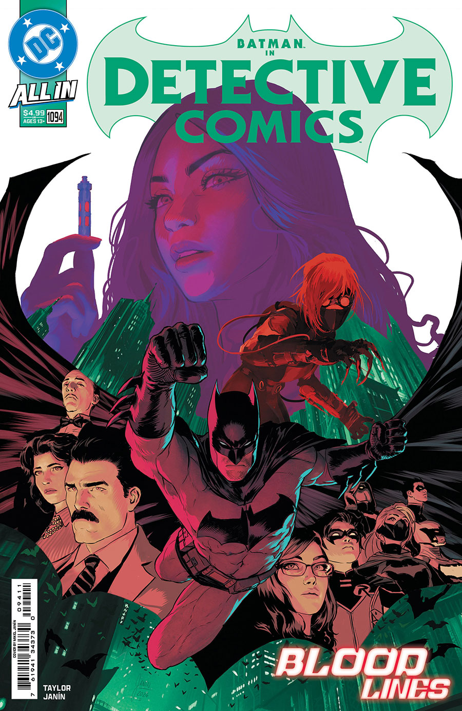 Detective Comics Vol 2 #1094 Cover A Regular Mikel Janin Cover (DC All In)