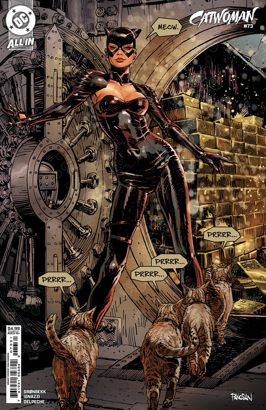 Catwoman Vol 5 #73 Cover C Variant Dan Panosian Card Stock Cover (DC All In)