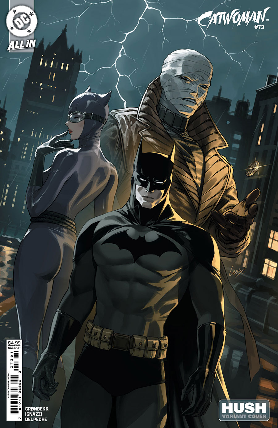 Catwoman Vol 5 #73 Cover D Variant Lesley Leirix Li Hush Card Stock Cover (DC All In)