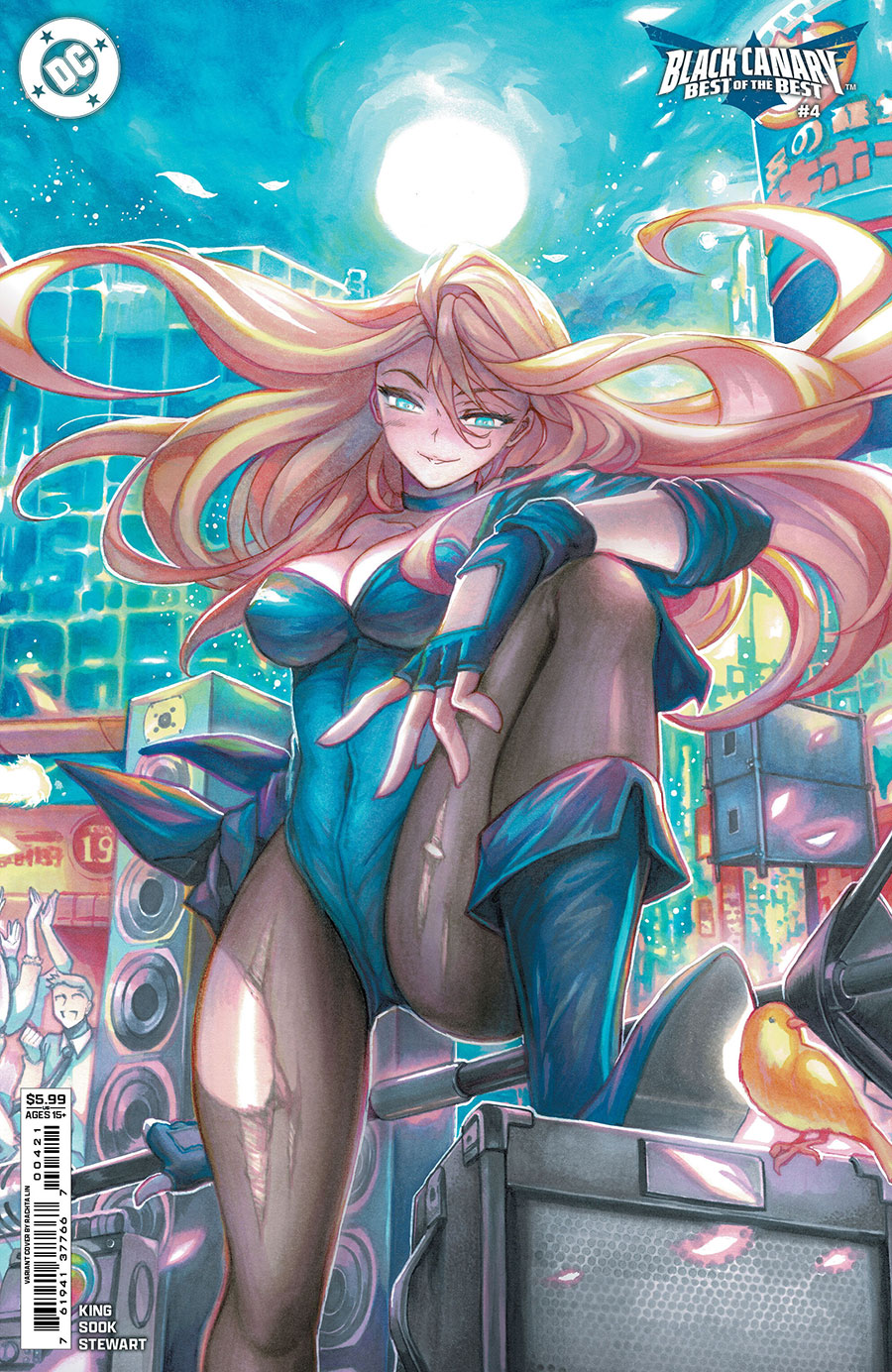 Black Canary Best Of The Best #4 Cover B Variant Rachta Lin Card Stock Cover