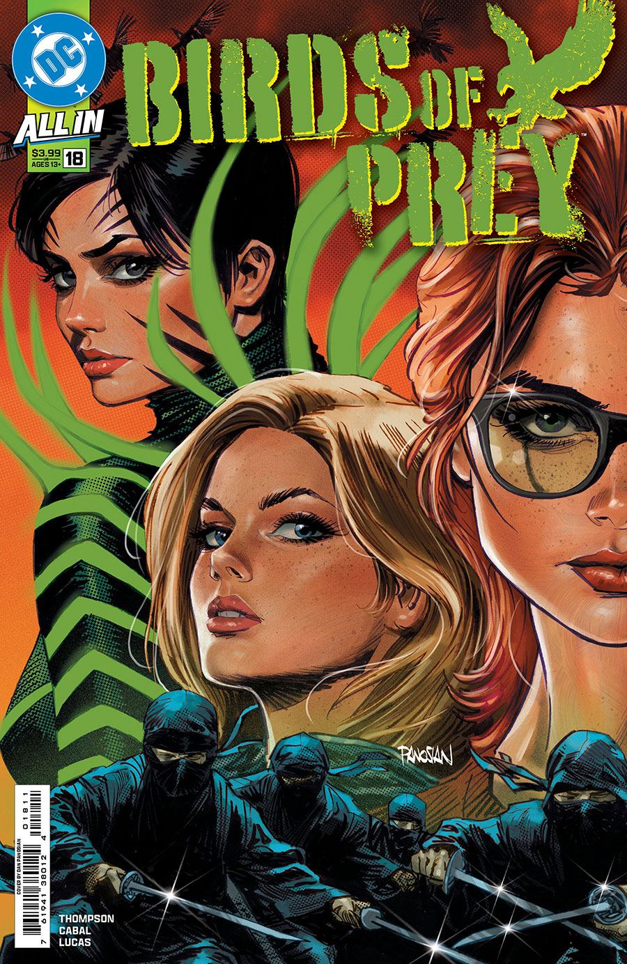 Birds Of Prey Vol 5 #18 Cover A Regular Dan Panosian Connecting Cover (DC All In)