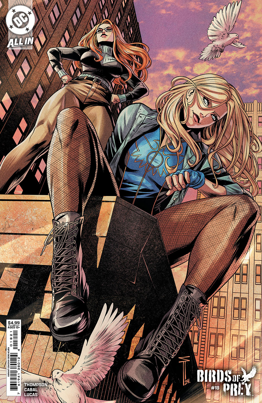 Birds Of Prey Vol 5 #18 Cover B Variant Serg Acuna Card Stock Cover (DC All In)