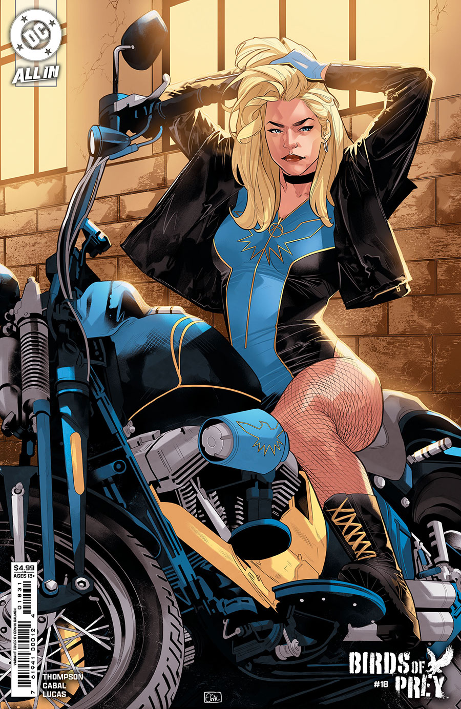 Birds Of Prey Vol 5 #18 Cover C Variant Edwin Galmon Card Stock Cover (DC All In)