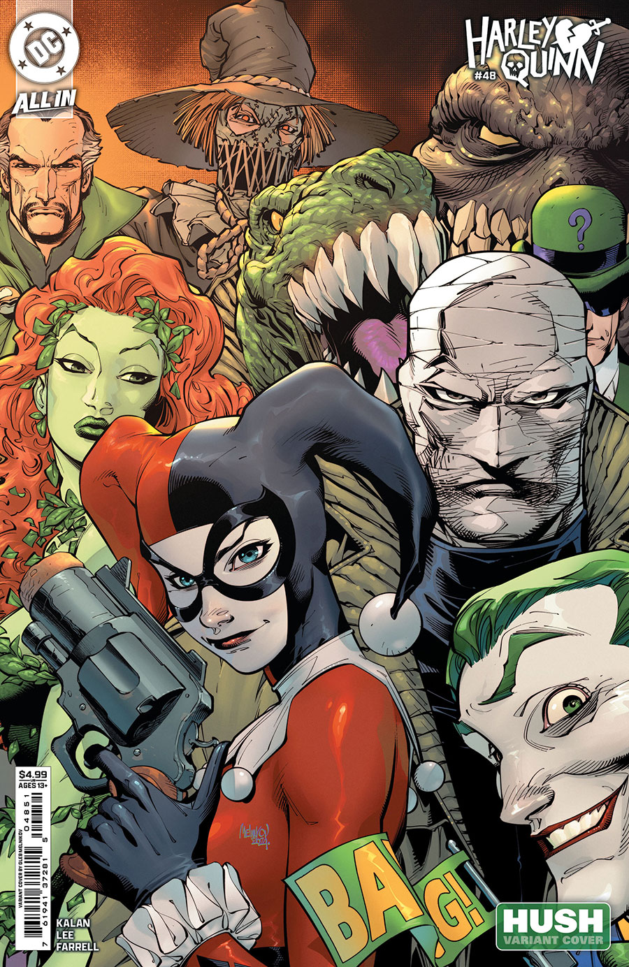 Harley Quinn Vol 4 #48 Cover D Variant Gleb Melnikov Hush Card Stock Cover (DC All In)