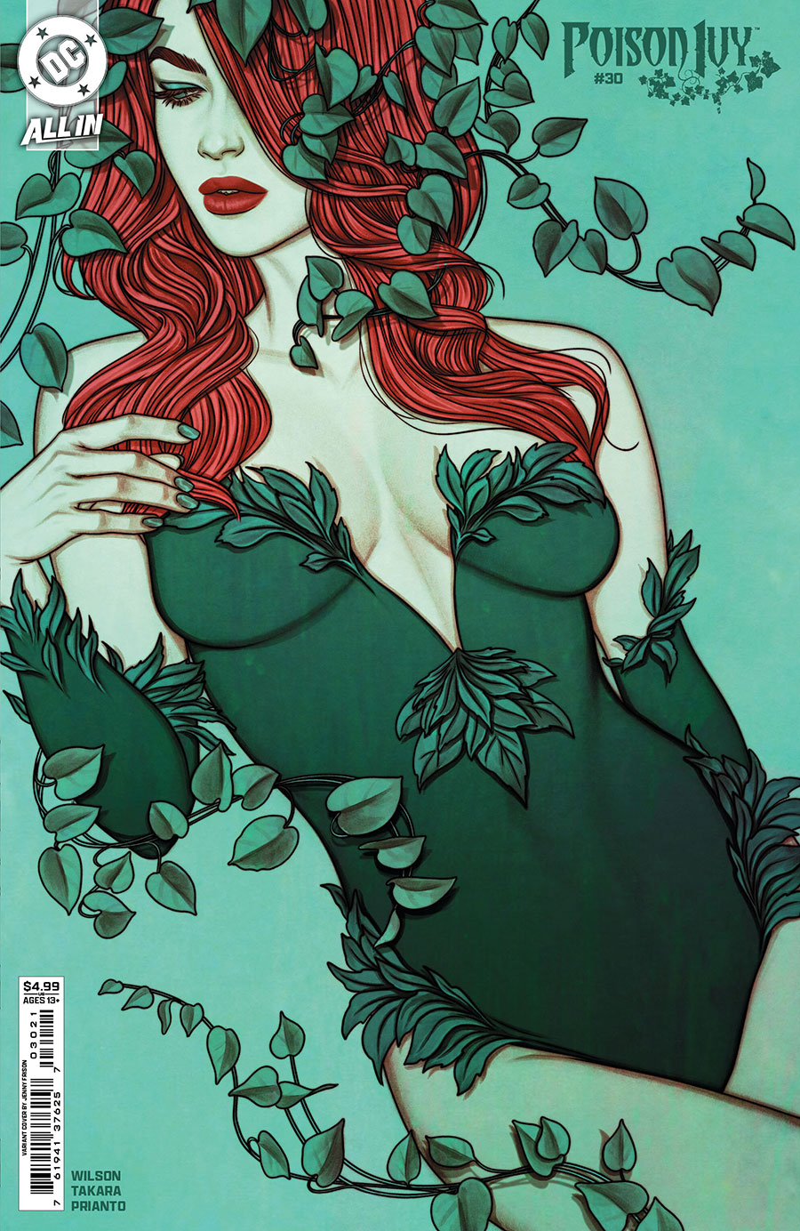 Poison Ivy #30 Cover B Variant Jenny Frison Card Stock Cover (DC All In)