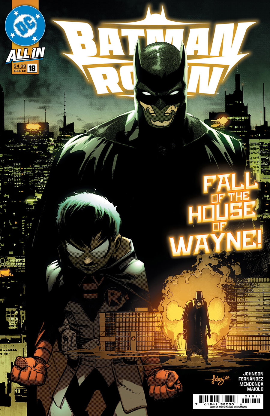 Batman And Robin Vol 3 #18 Cover A Regular Javier Fernandez Cover (DC All In)