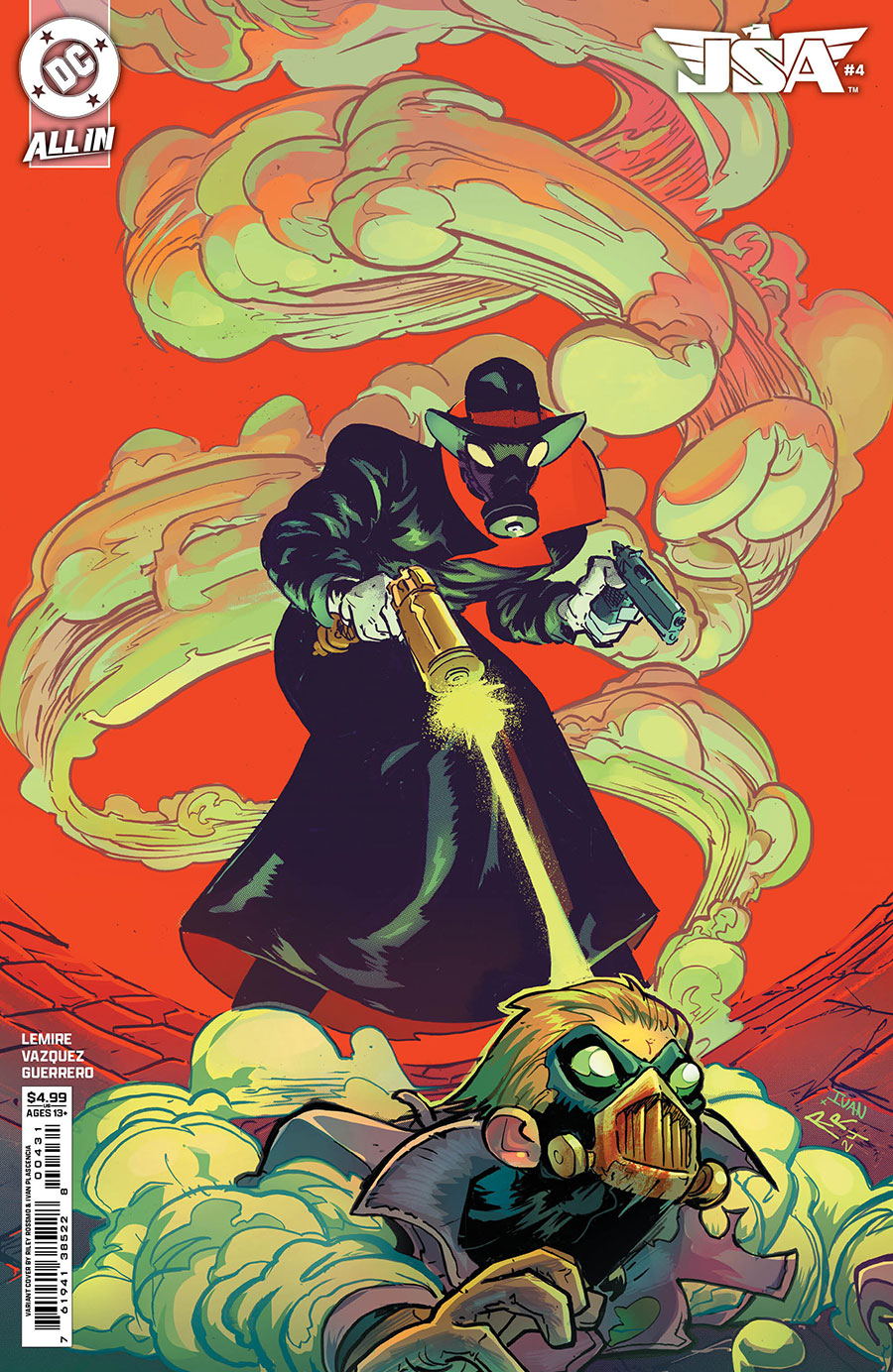 JSA Vol 2 #4 Cover C Variant Riley Rossmo Card Stock Cover (DC All In)