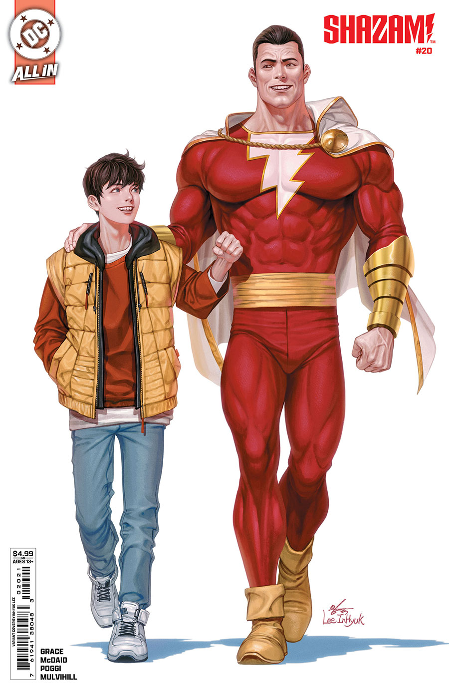 SHAZAM Vol 4 #20 Cover B Variant Inhyuk Lee Card Stock Cover (DC All In)