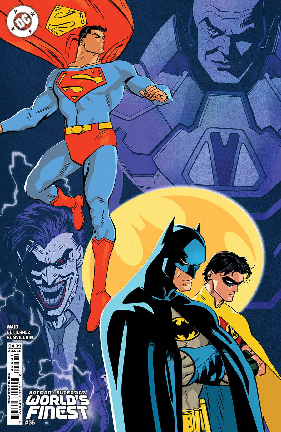 Batman Superman Worlds Finest #36 Cover B Variant Tom Reilly Card Stock Cover