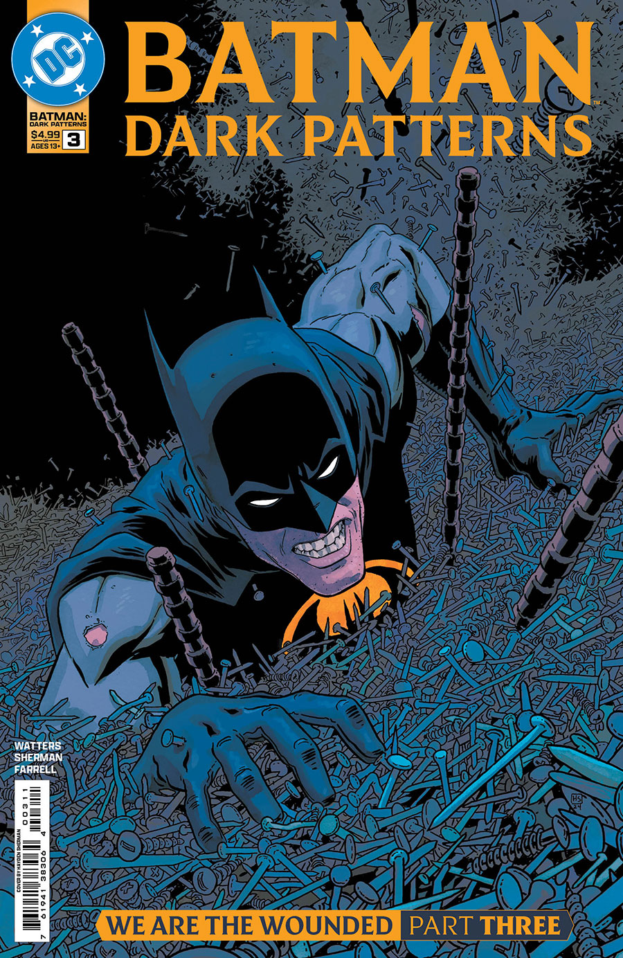 Batman Dark Patterns #3 Cover A Regular Hayden Sherman Cover