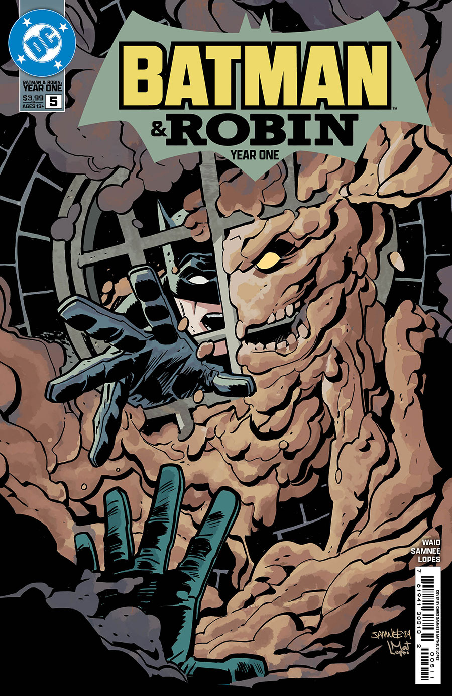 Batman And Robin Year One #5 Cover A Regular Chris Samnee Cover