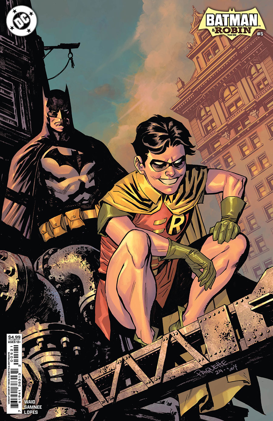 Batman And Robin Year One #5 Cover B Variant Yanick Paquette Card Stock Cover